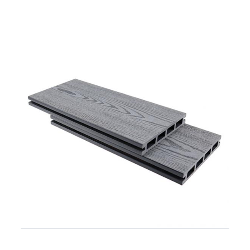 SRL-DEK 146*23 mm Träkornfinish Grå ihåliga kompositbrädor