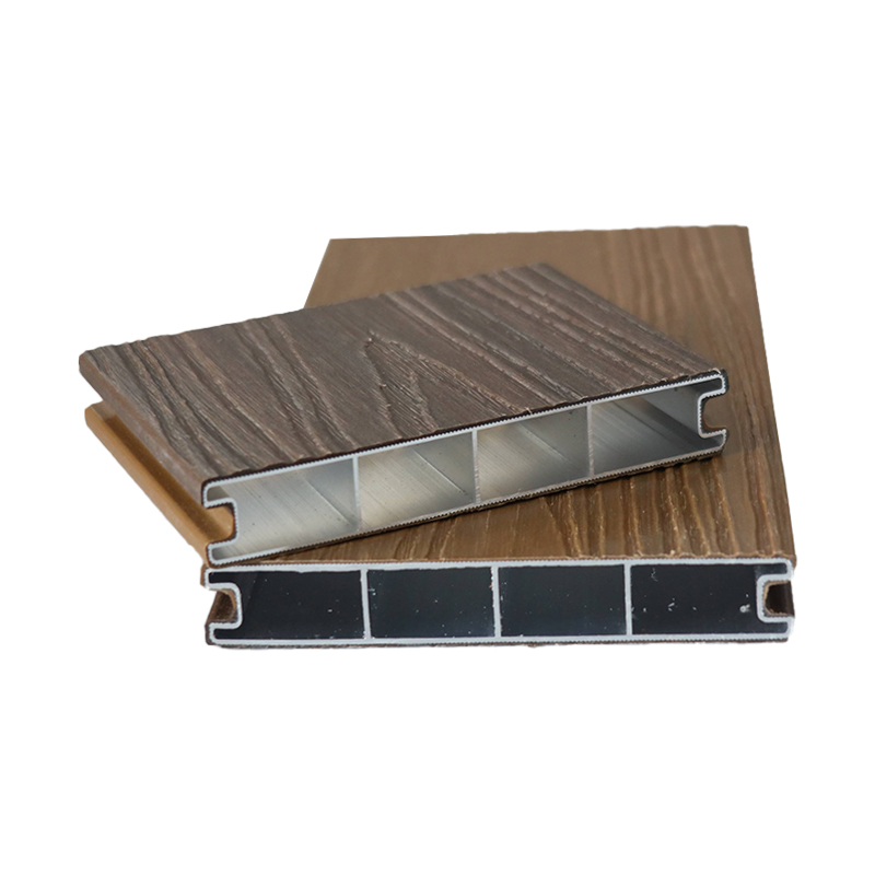 SRL-AL 138*23 mm Brandsäker, vattentät WPC-däck med co-extruderad aluminium